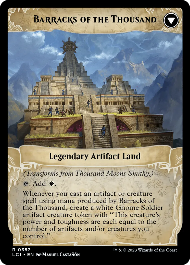 Thousand Moons Smithy // Barracks of the Thousand back