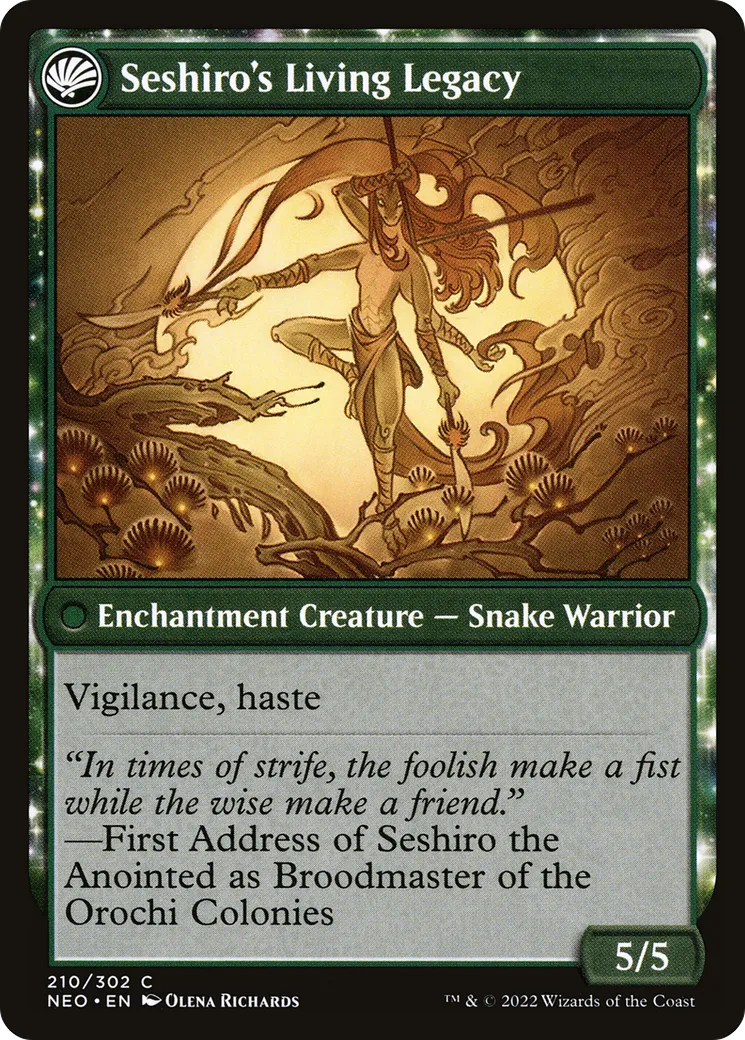 Tales of Master Seshiro // Seshiro's Living Legacy back