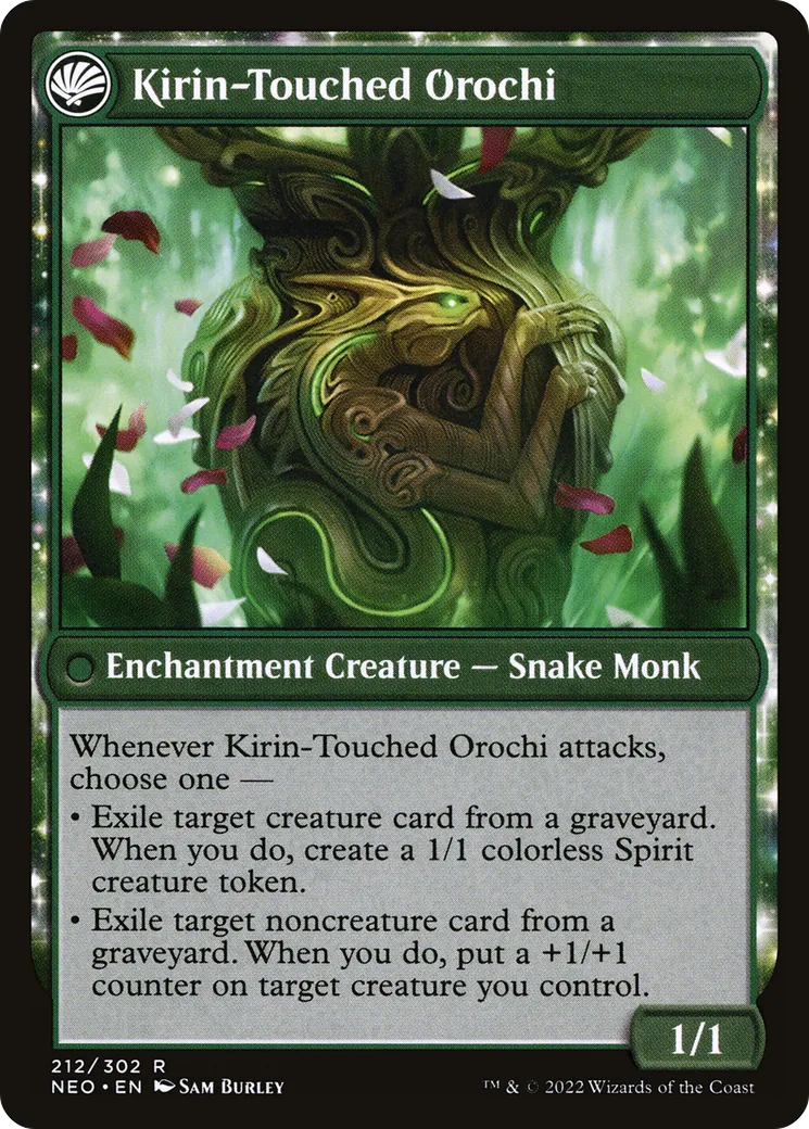 Teachings of the Kirin // Kirin-Touched Orochi back
