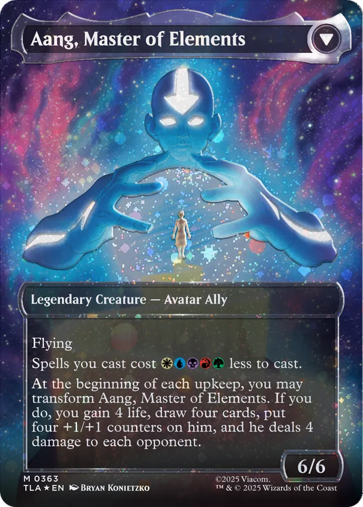 Avatar Aang // Aang, Master of Elements back