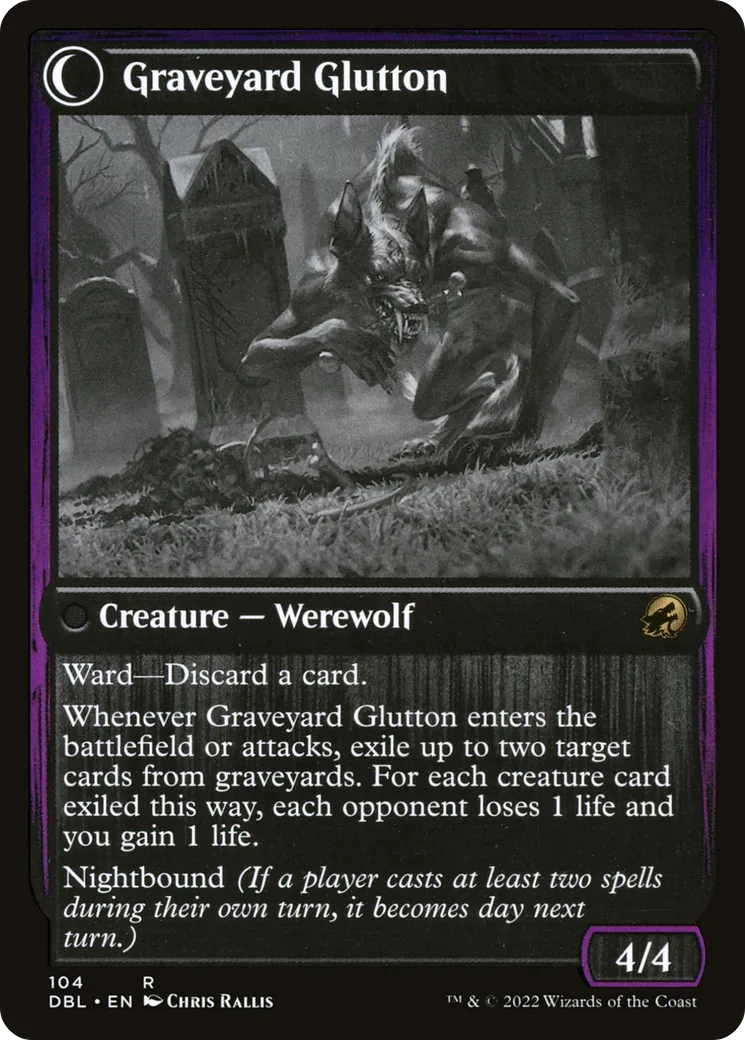 Graveyard Trespasser // Graveyard Glutton back