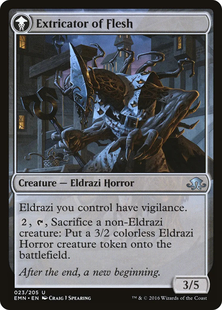 Extricator of Sin // Extricator of Flesh back