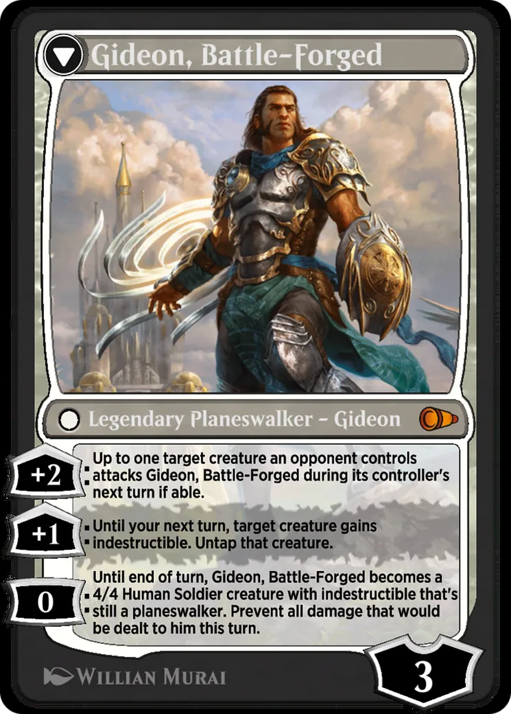 Kytheon, Hero of Akros // Gideon, Battle-Forged back