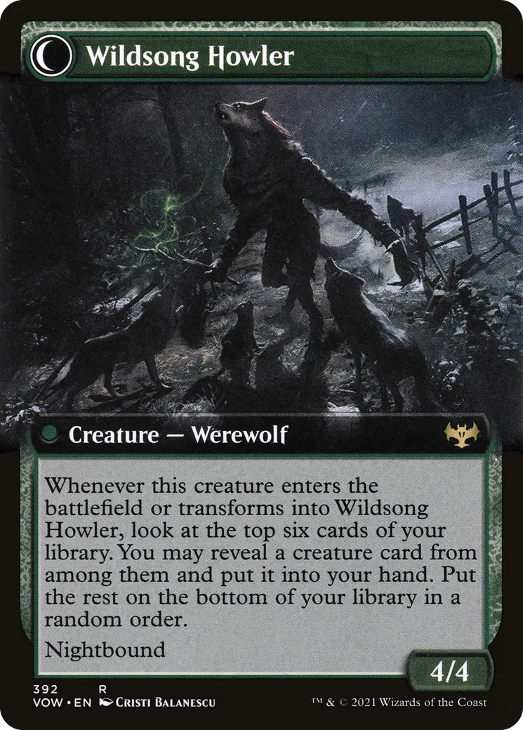 Howlpack Piper // Wildsong Howler back
