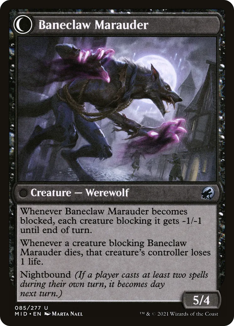 Baneblade Scoundrel // Baneclaw Marauder back