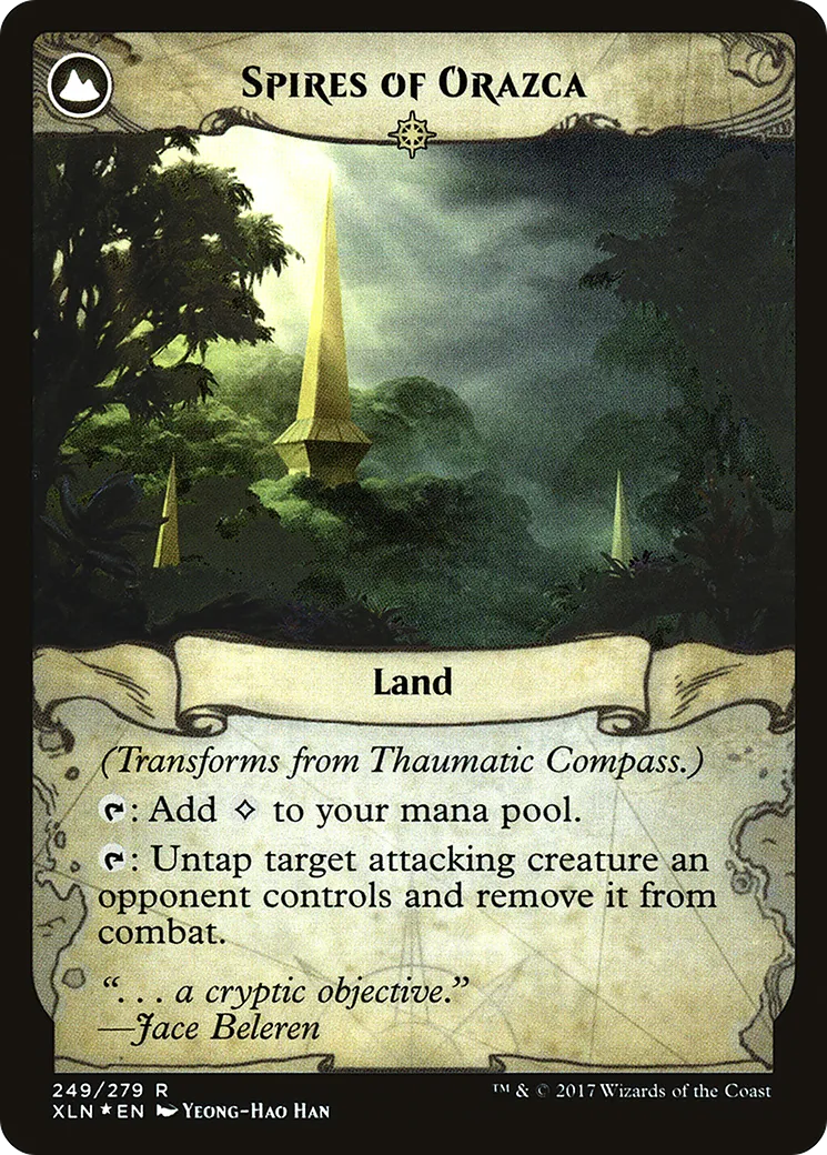 Thaumatic Compass // Spires of Orazca back