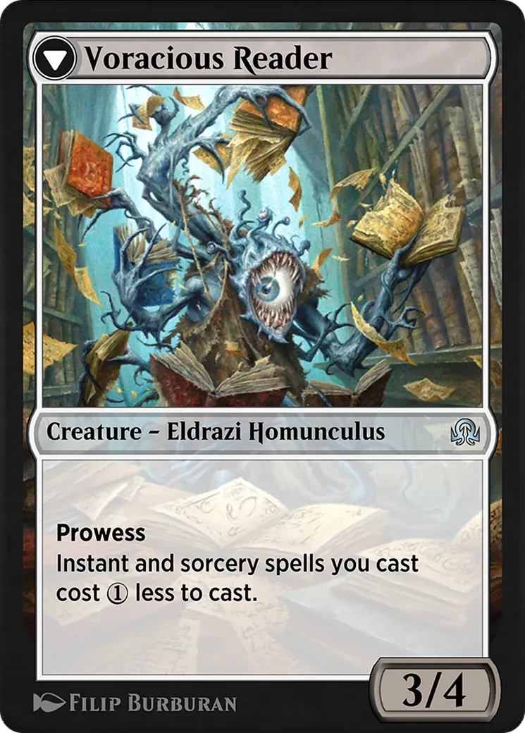 Curious Homunculus // Voracious Reader back