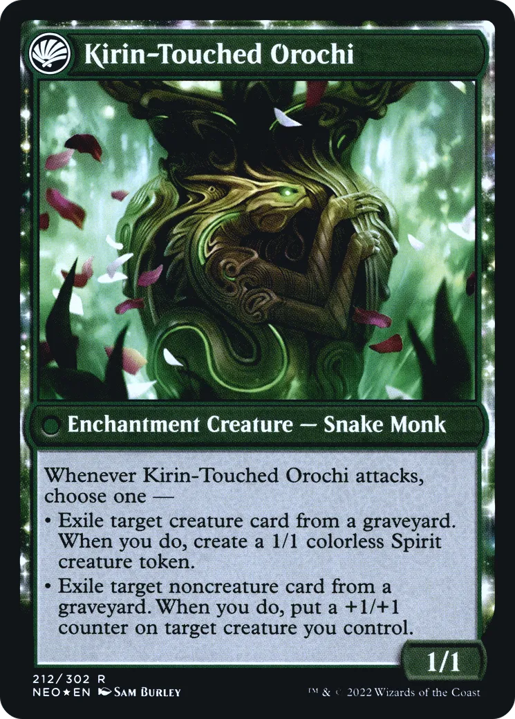 Teachings of the Kirin // Kirin-Touched Orochi back