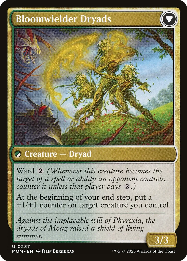 Invasion of Moag // Bloomwielder Dryads back