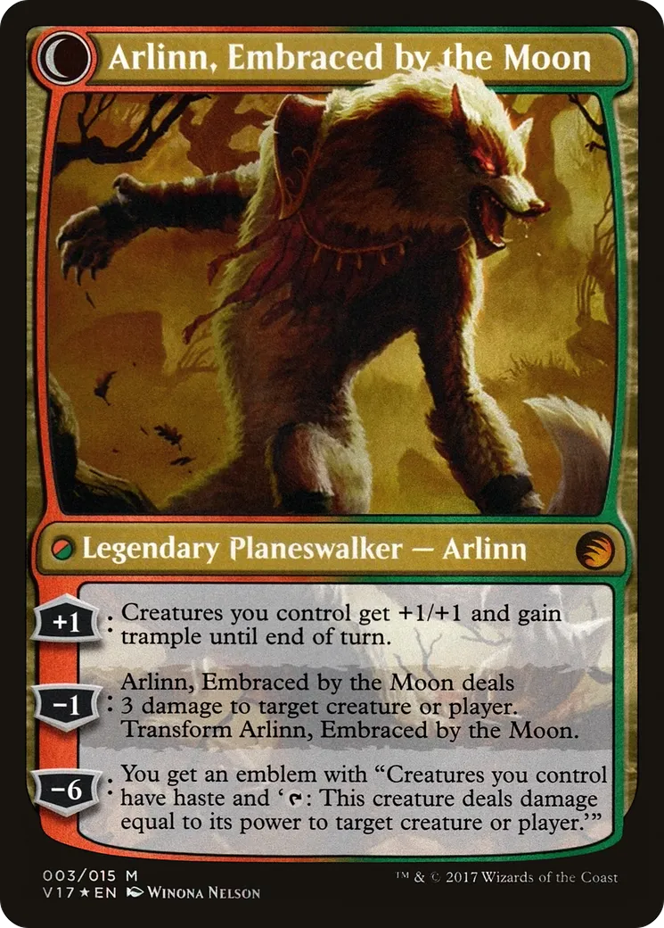 Arlinn Kord // Arlinn, Embraced by the Moon back