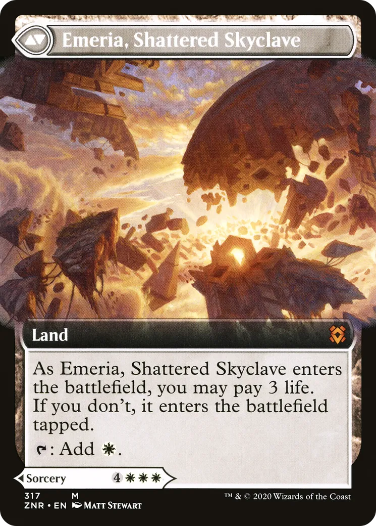 Emeria's Call // Emeria, Shattered Skyclave back