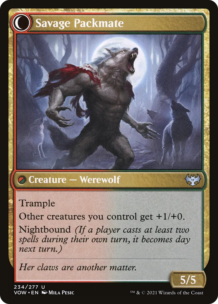 Child of the Pack // Savage Packmate back