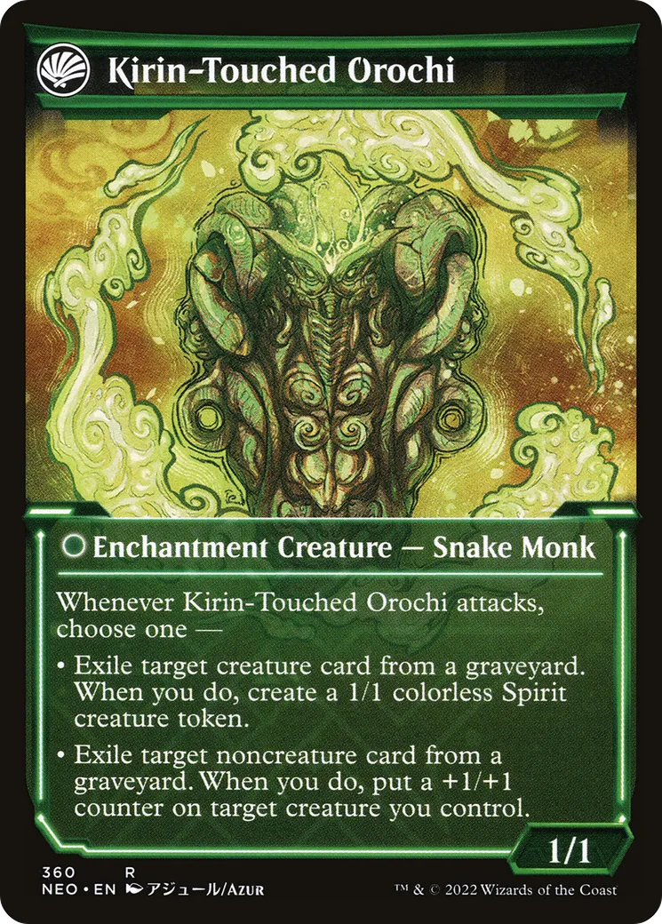 Teachings of the Kirin // Kirin-Touched Orochi back