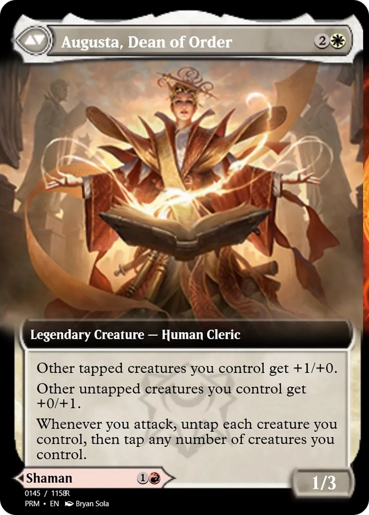 Plargg, Dean of Chaos // Augusta, Dean of Order back