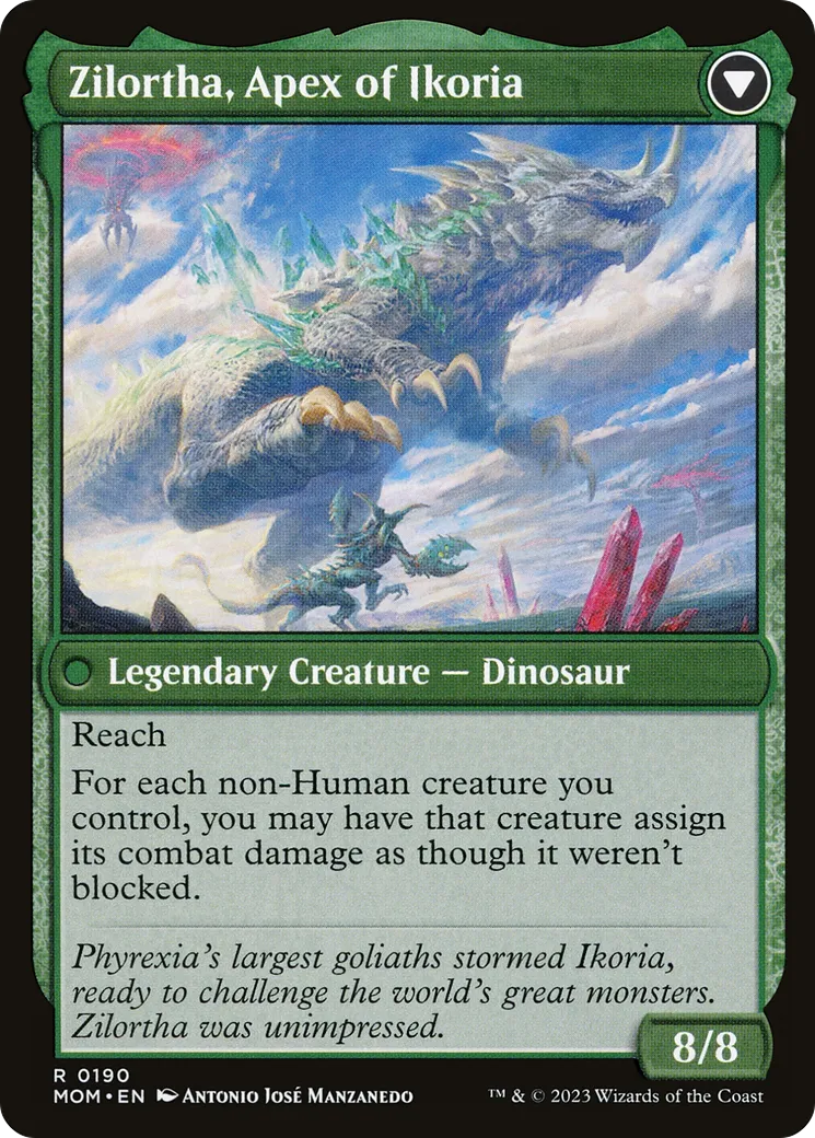 Invasion of Ikoria // Zilortha, Apex of Ikoria back