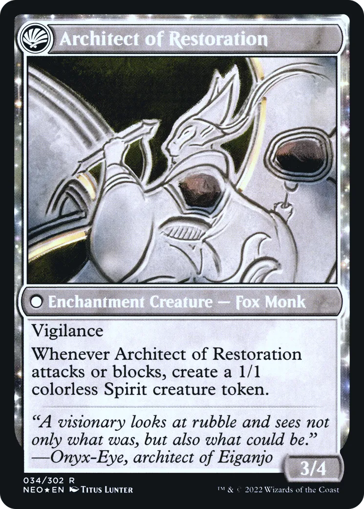 The Restoration of Eiganjo // Architect of Restoration back