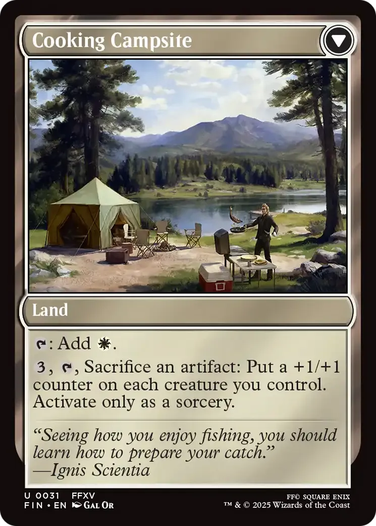 Sidequest: Catch a Fish // Cooking Campsite back