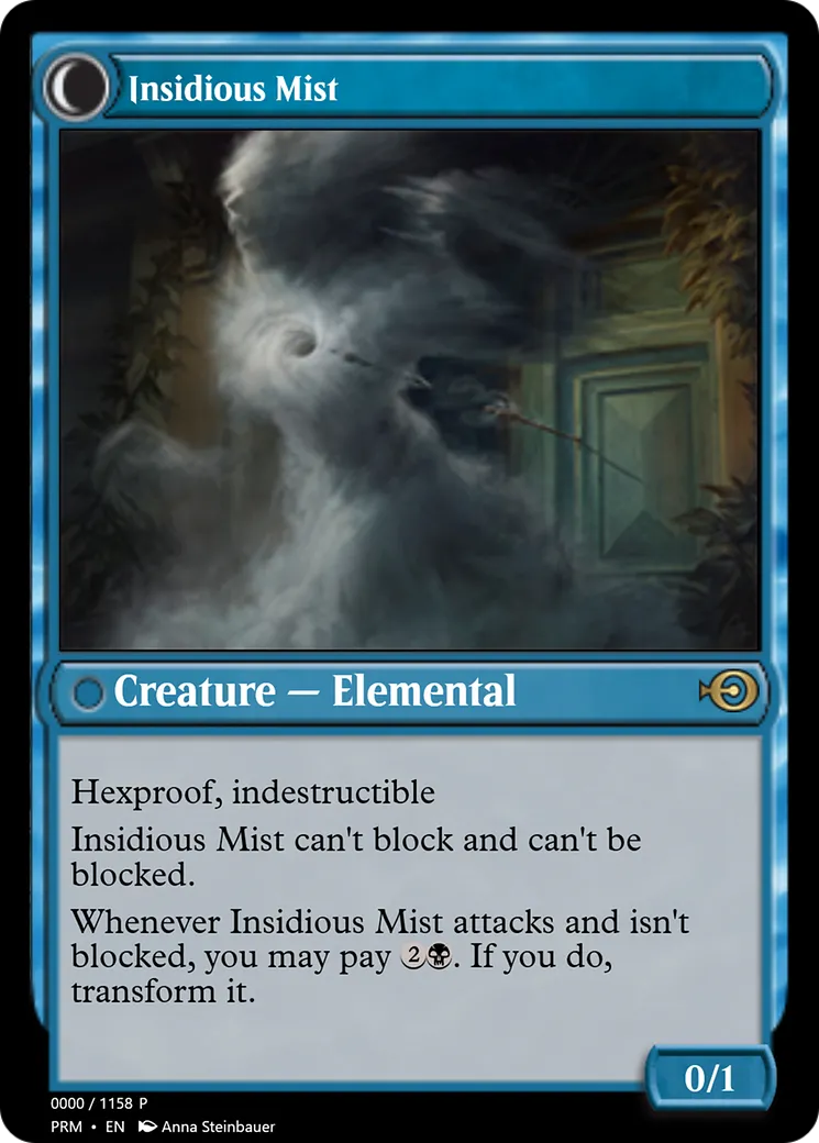 Elusive Tormentor // Insidious Mist back