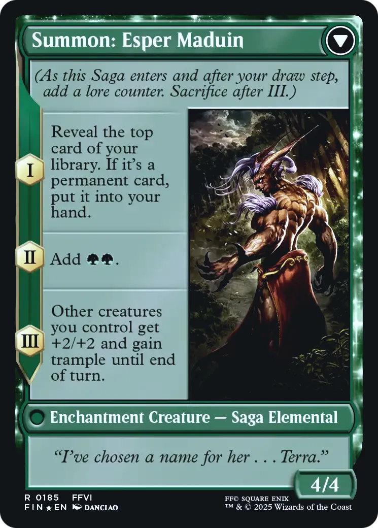 Esper Origins // Summon: Esper Maduin back