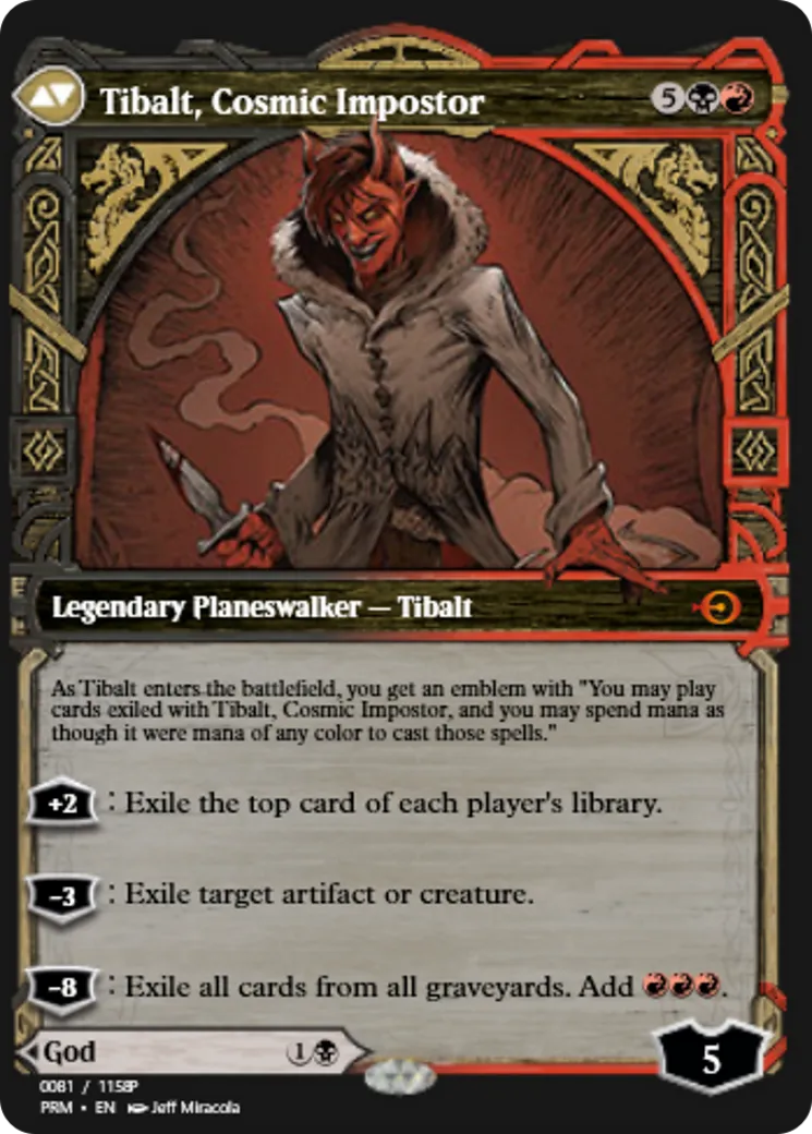 Valki, God of Lies // Tibalt, Cosmic Impostor back