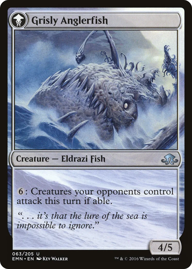 Grizzled Angler // Grisly Anglerfish back