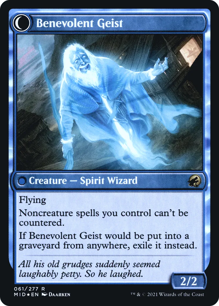 Malevolent Hermit // Benevolent Geist back