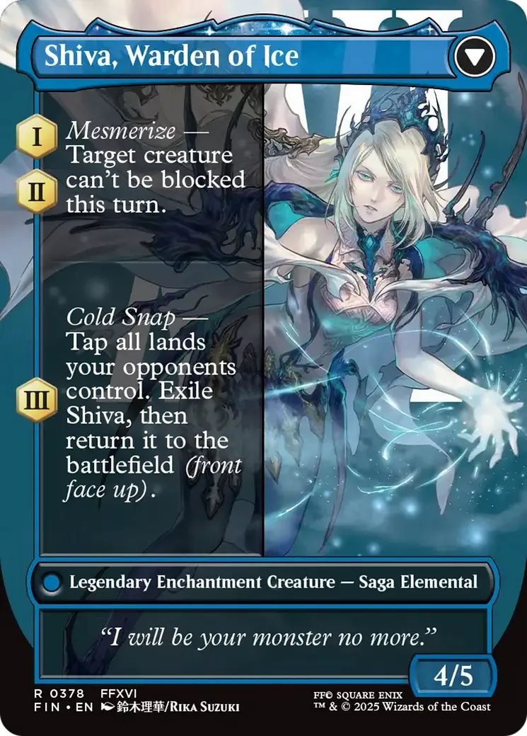 Jill, Shiva's Dominant // Shiva, Warden of Ice back
