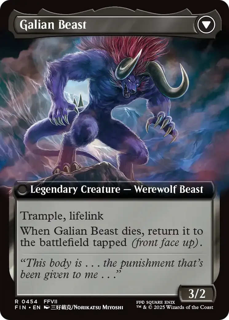 Vincent Valentine // Galian Beast back