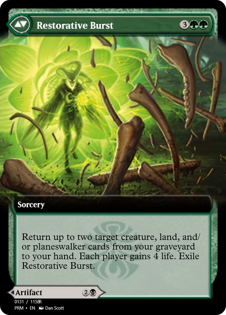 Pestilent Cauldron // Restorative Burst back