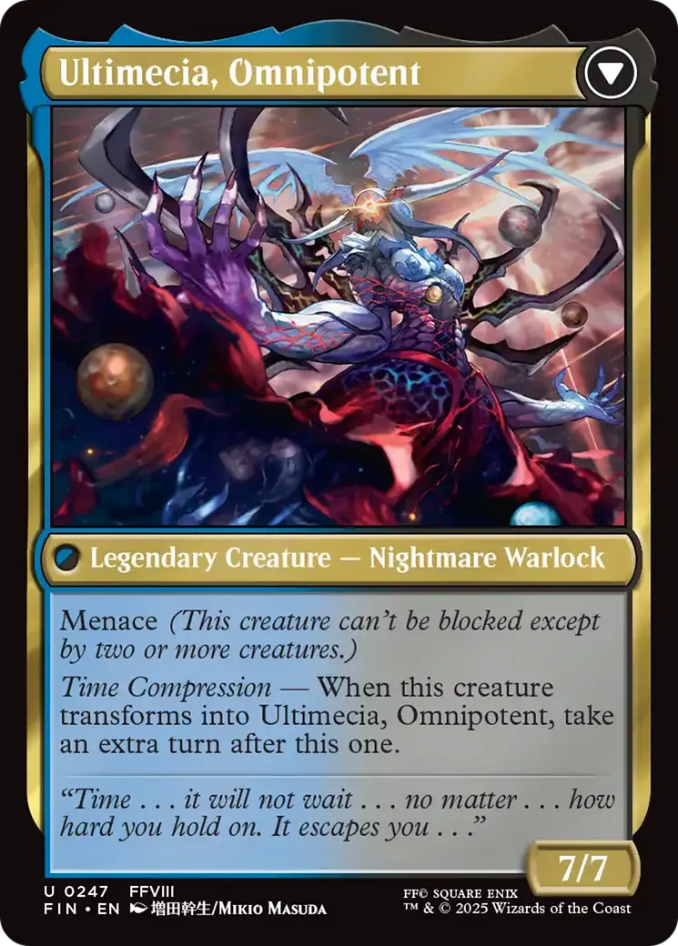 Ultimecia, Time Sorceress // Ultimecia, Omnipotent back
