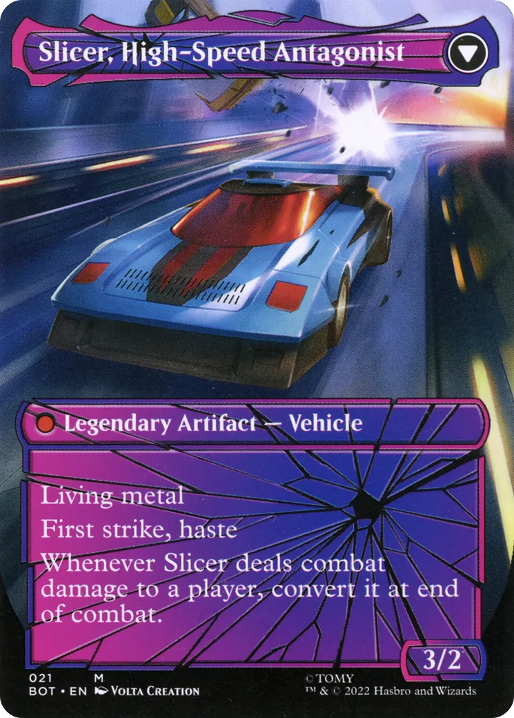 Slicer, Hired Muscle // Slicer, High-Speed Antagonist back