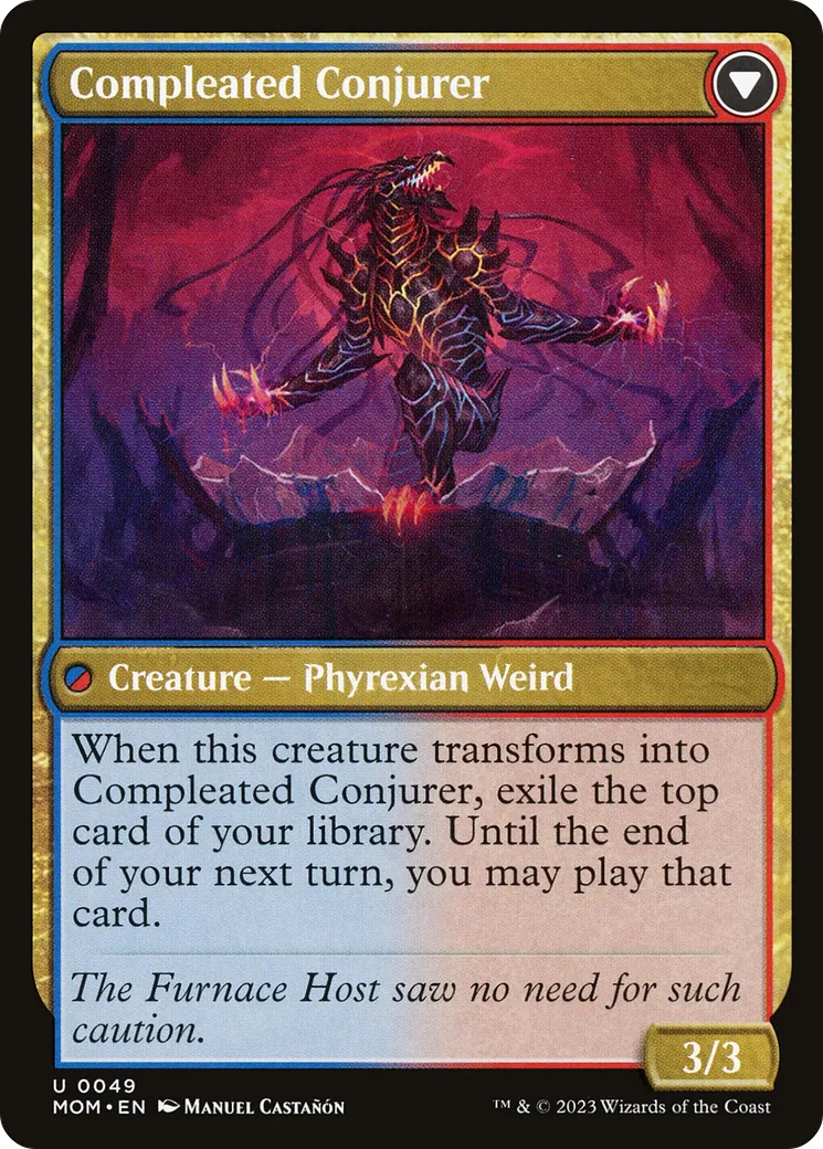 Captive Weird // Compleated Conjurer back