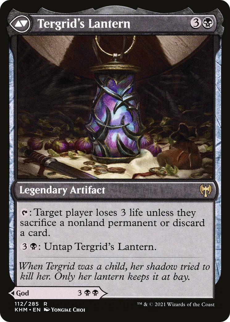 Tergrid, God of Fright // Tergrid's Lantern back