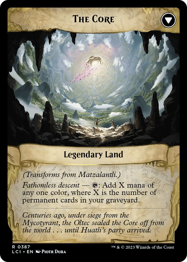 Matzalantli, the Great Door // The Core back