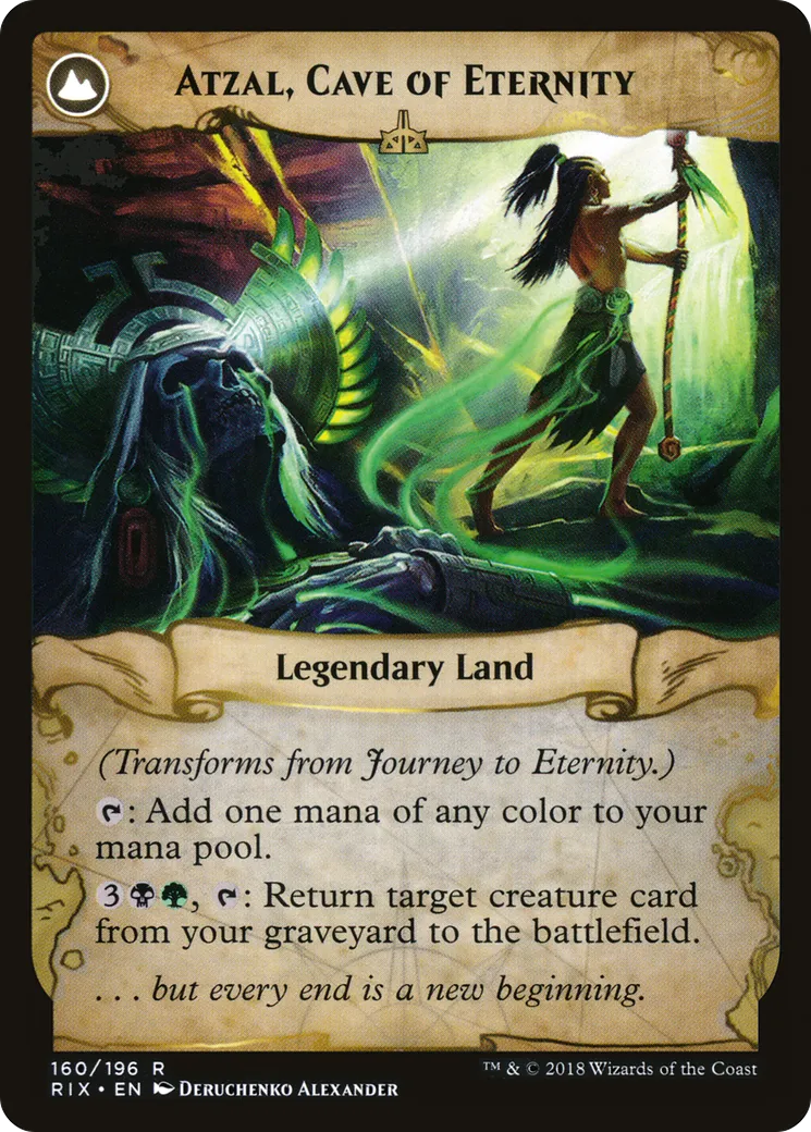 Journey to Eternity // Atzal, Cave of Eternity back