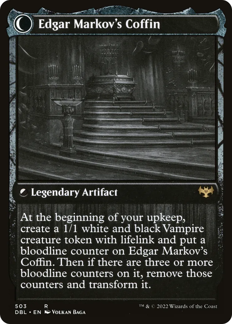 Edgar, Charmed Groom // Edgar Markov's Coffin back