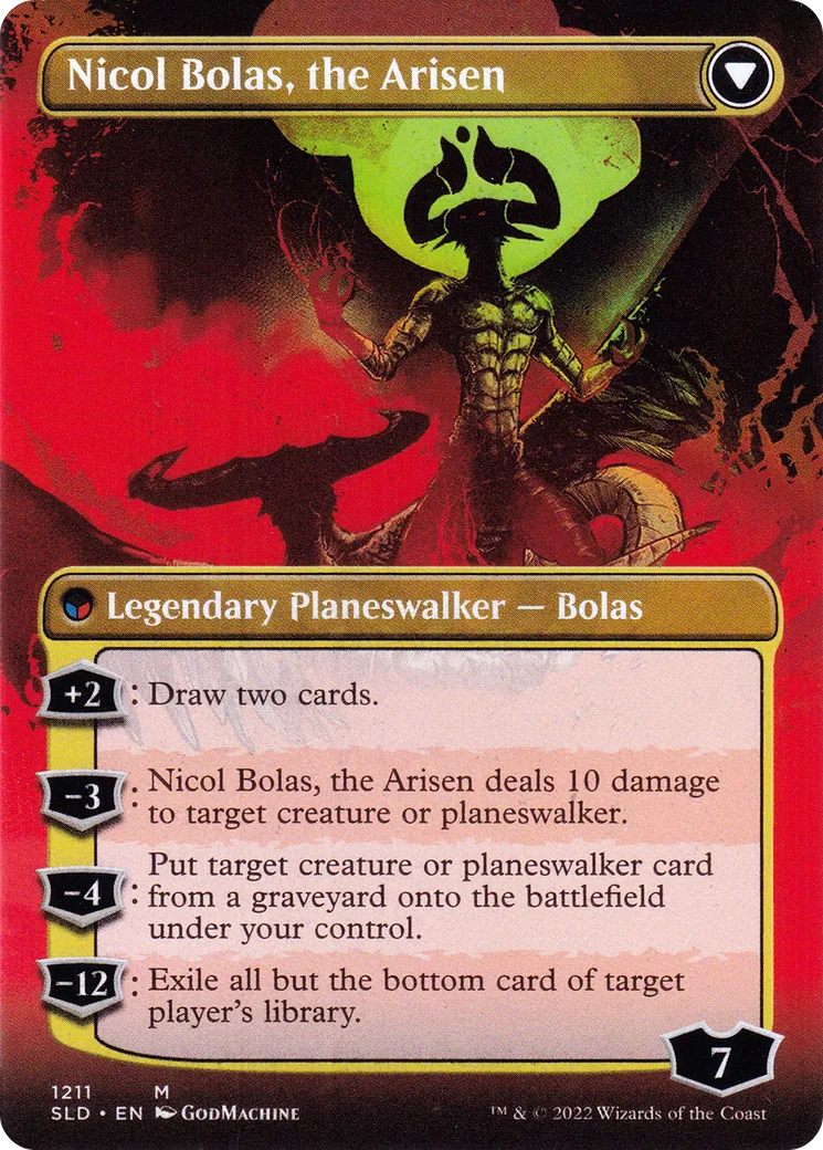 Nicol Bolas, the Ravager // Nicol Bolas, the Arisen back