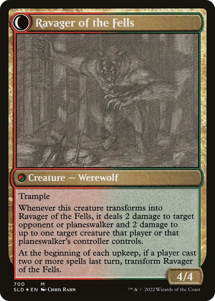 Huntmaster of the Fells // Ravager of the Fells back