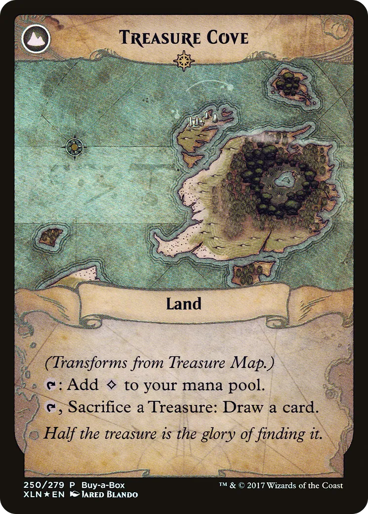 Treasure Map // Treasure Cove back
