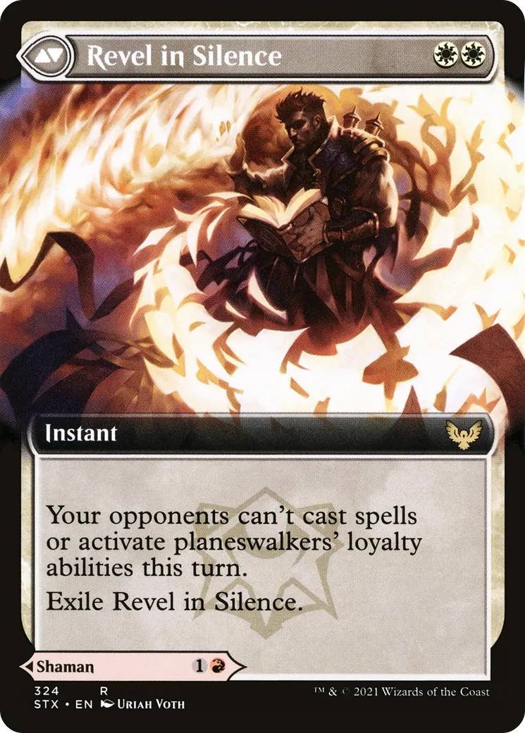 Flamescroll Celebrant // Revel in Silence back