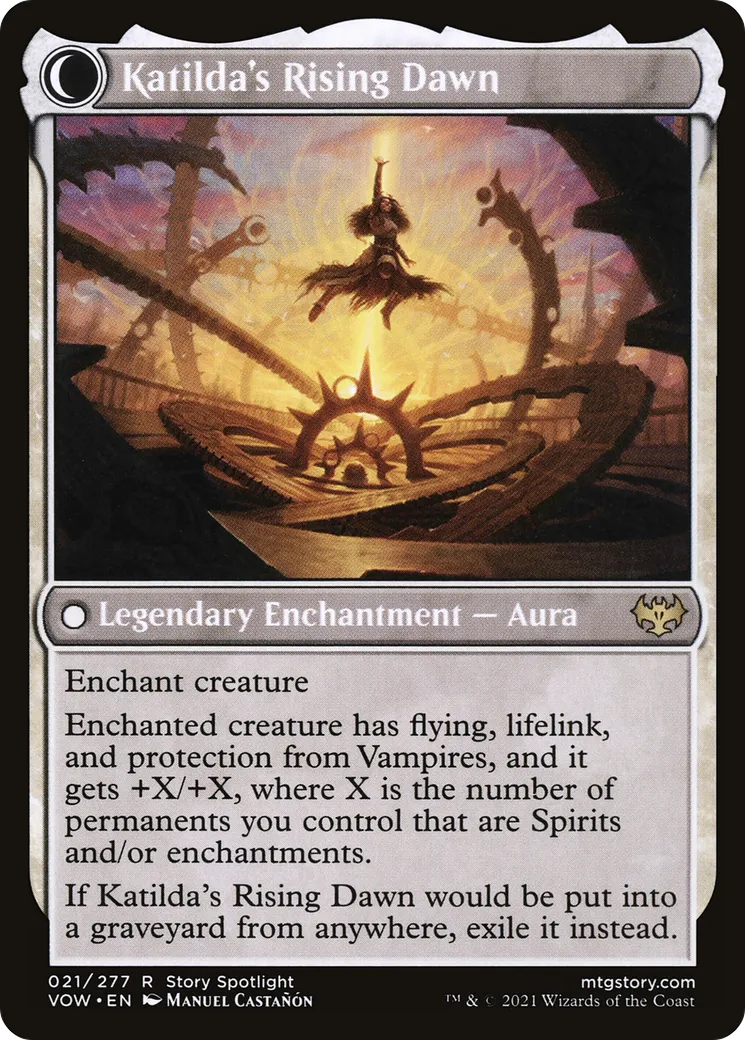 Katilda, Dawnhart Martyr // Katilda's Rising Dawn back