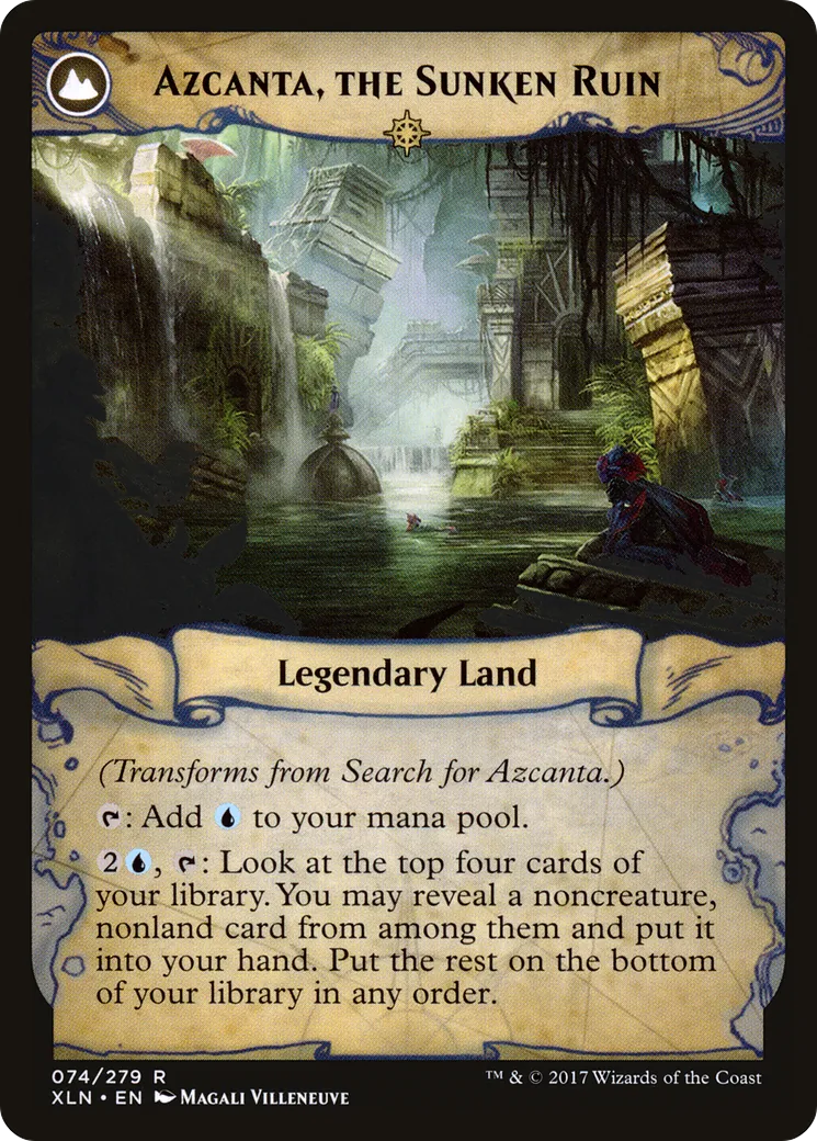 Search for Azcanta // Azcanta, the Sunken Ruin back