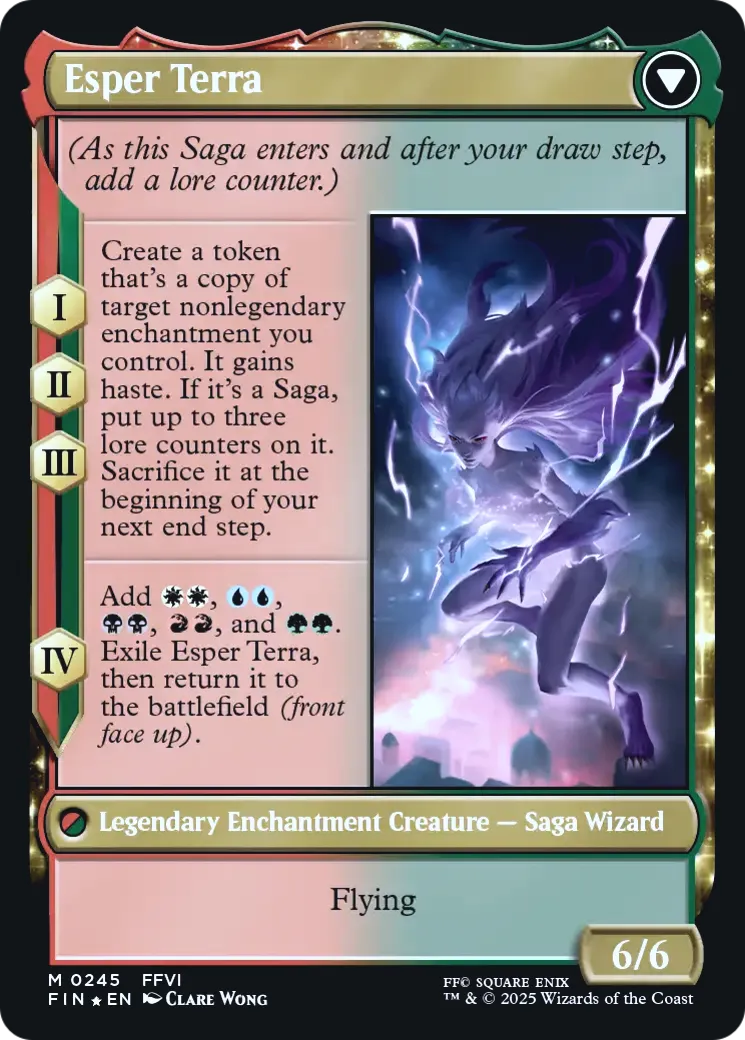 Terra, Magical Adept // Esper Terra back