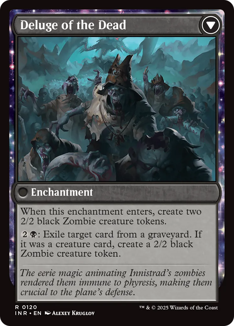 Invasion of Innistrad // Deluge of the Dead back
