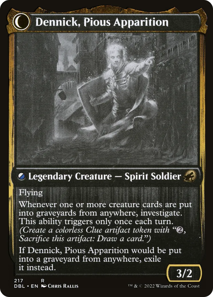 Dennick, Pious Apprentice // Dennick, Pious Apparition back