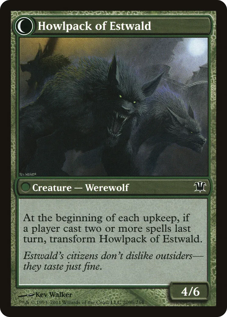 Villagers of Estwald // Howlpack of Estwald back