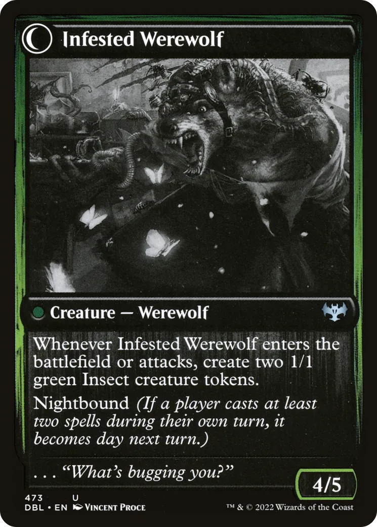 Infestation Expert // Infested Werewolf back