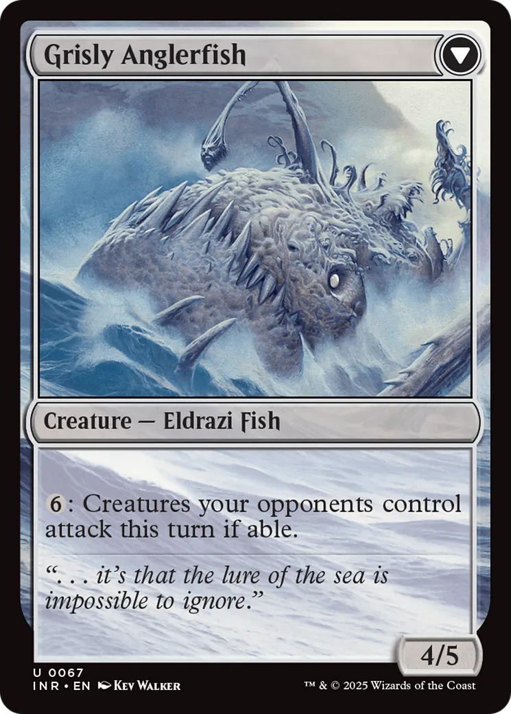 Grizzled Angler // Grisly Anglerfish back