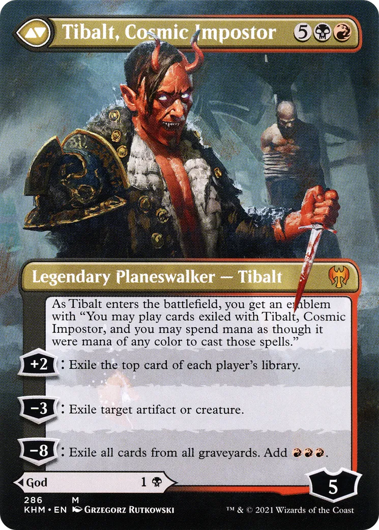 Valki, God of Lies // Tibalt, Cosmic Impostor back