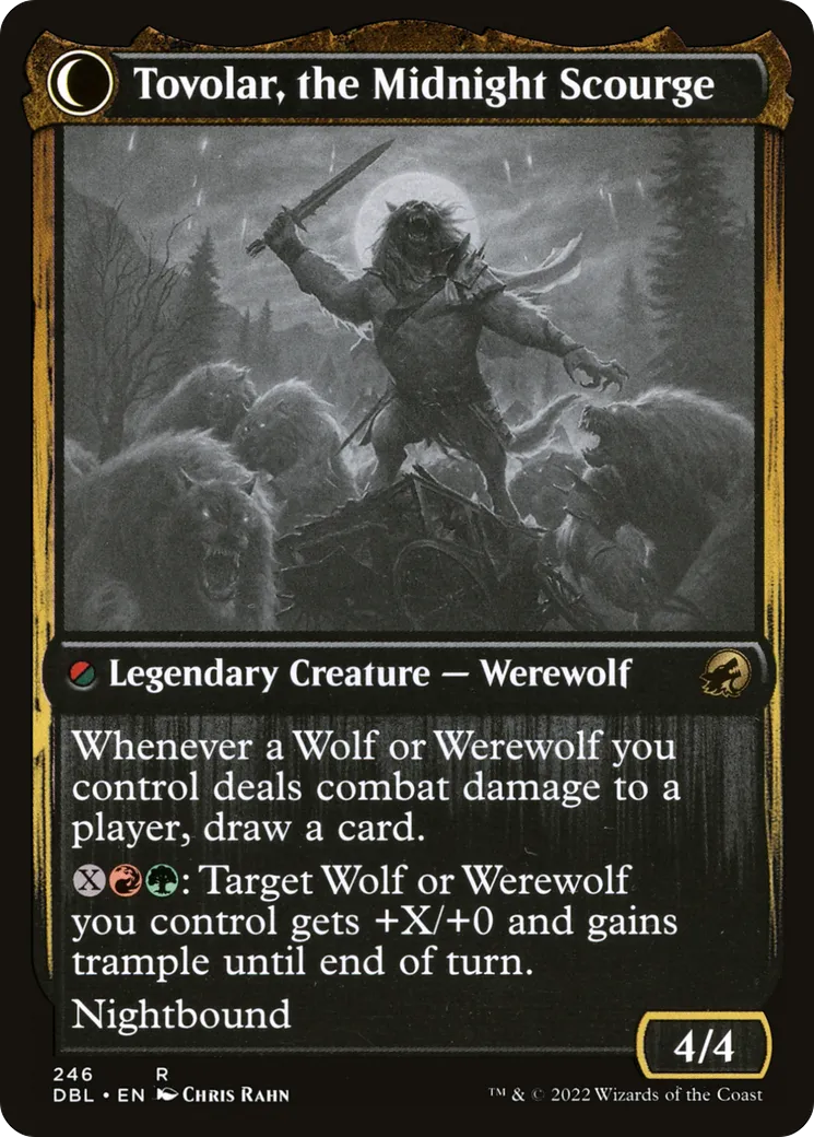 Tovolar, Dire Overlord // Tovolar, the Midnight Scourge back